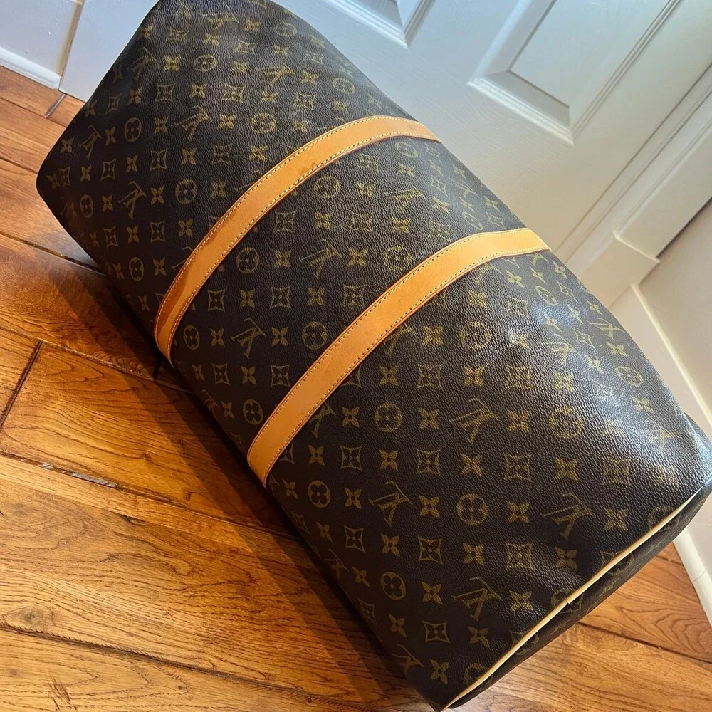 Louis Vuitton Keepall 55 Brown Luggage